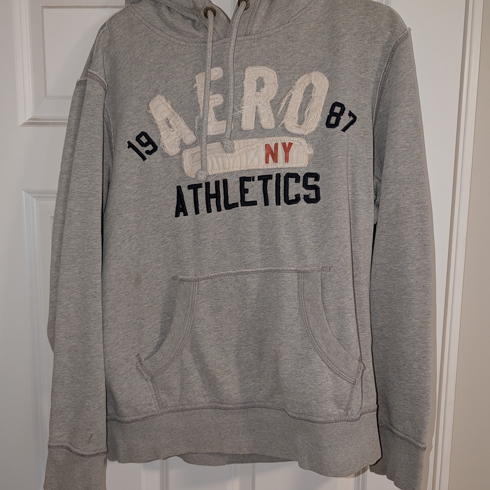 Aeropostale Gray Athletics Hoodie